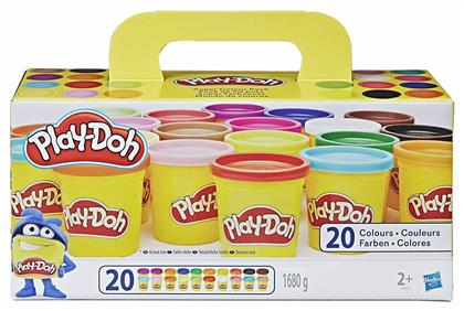 Play-Doh Super Color Pack για 3+ Ετών, 20τμχ Hasbro